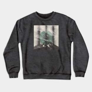 Cloudy Mountain Scrolls Crewneck Sweatshirt